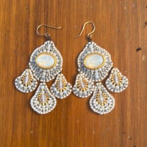 Miguel Ases chandelier earrings